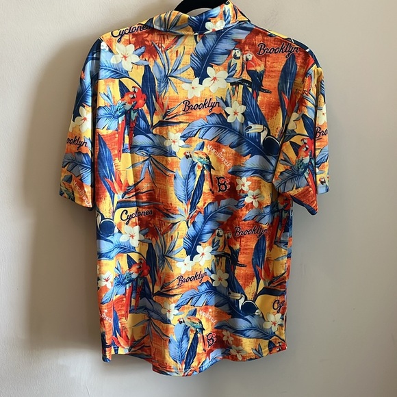 Margaritaville Brooklyn Cyclones Hawaiian Shirt Unisex Baseball Giveaway Mets - Picture 7 of 8